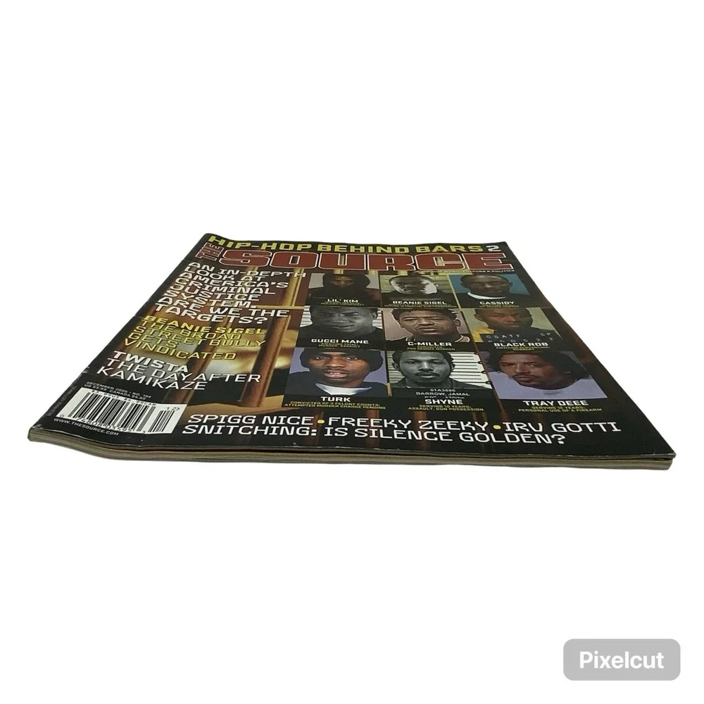 (Lot of 3) The Source Magazine Hip-Hop Behind Bars 1 2 3 Gucci C Murder Mystikal